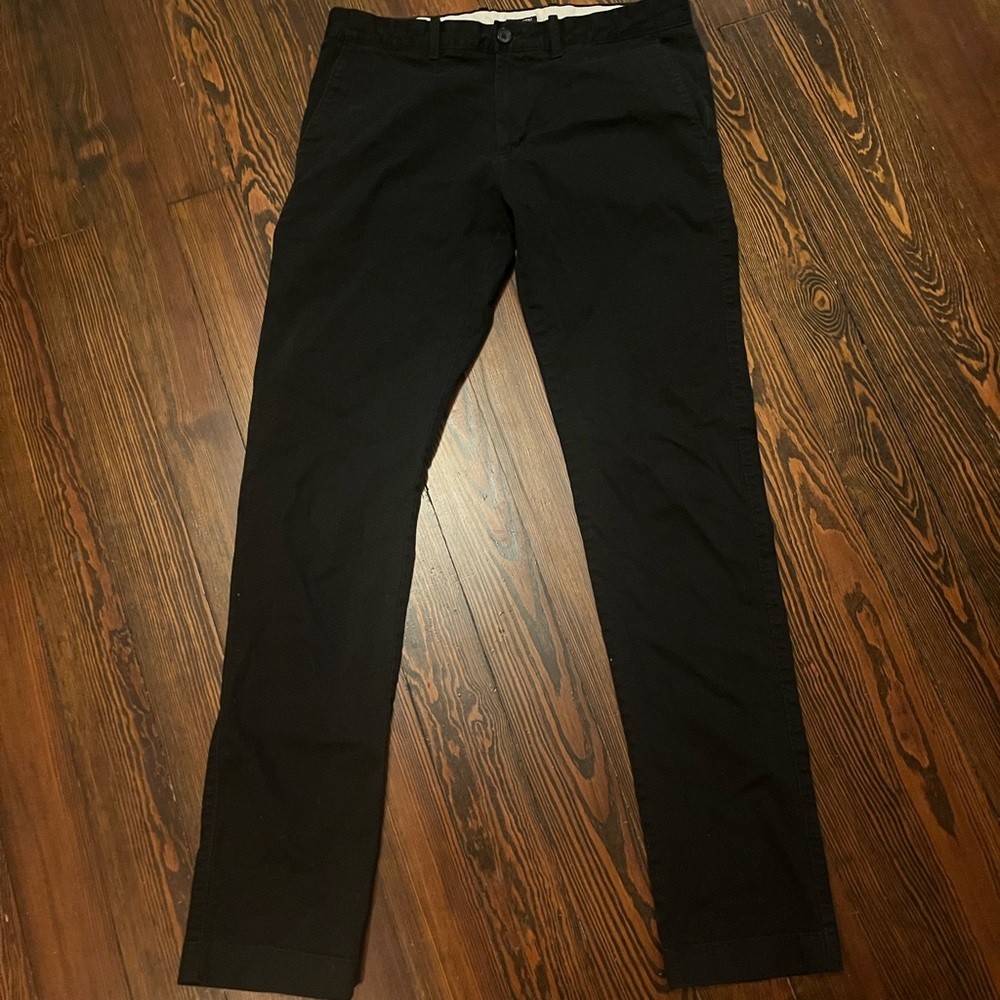 J. Crew Black Men's Flex Dress Pants Slim